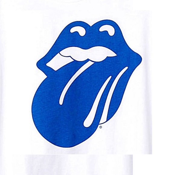 Rolling Stones Blue Tongue rock Official H&M Top Tee XL NWT - Picture 3 of 3